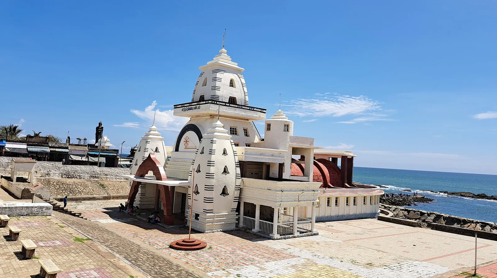 Gandhi Mandapam memorial in Kanyakumari built in 1956
