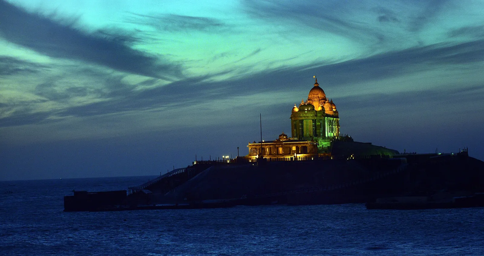 Kumari Amman Bhagavathy temple at Kanyakumari, the shrine that gives the cape its name