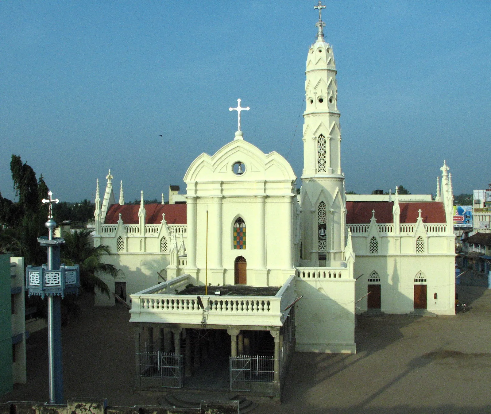 St. Francis Xavier Church at Kottar, Nagercoil, a famous Nagercoil landmark and Catholic pilgrim shrine