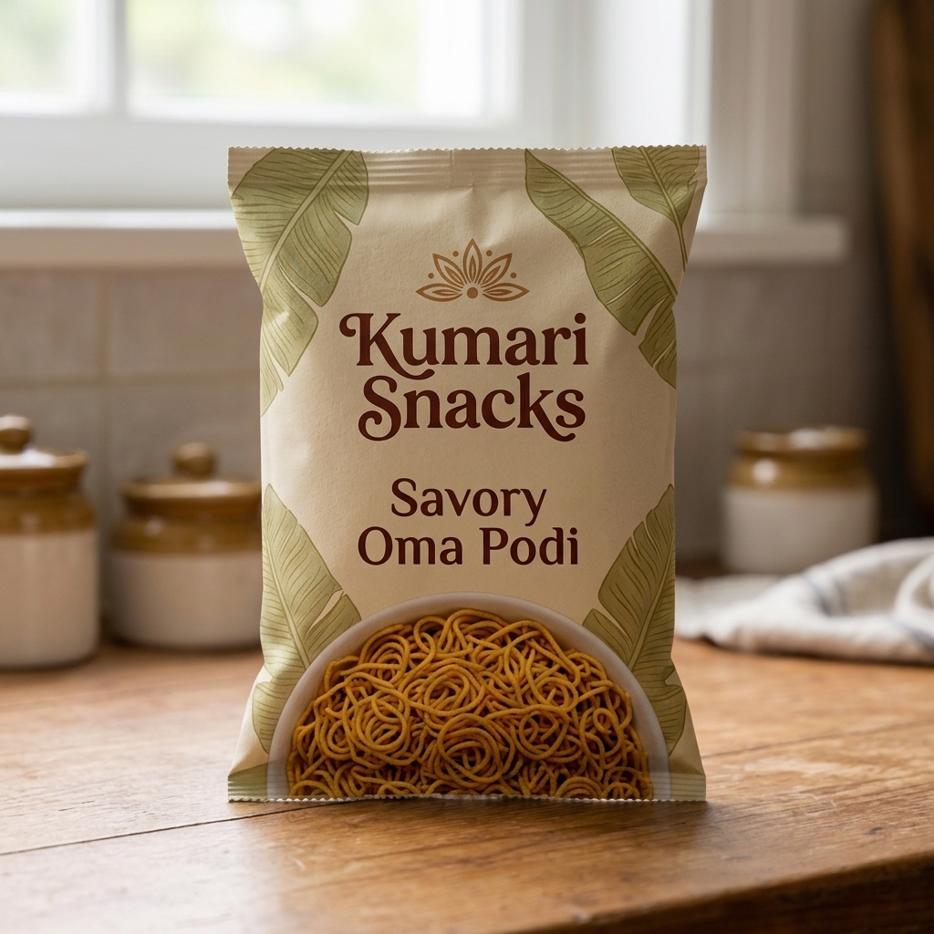 Savory Oma Podi Zip Pouch