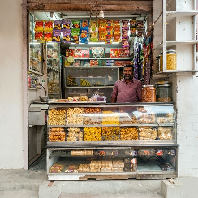 RajaGopal Sweet Stall in Vadasery making fresh snacks